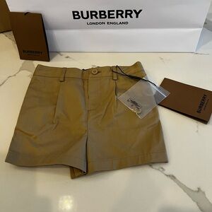 BNWT Burberry Tan Shorts - 2Y